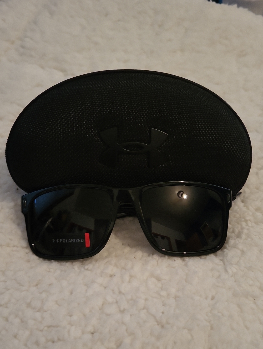 Under Armour UA Assist Polarized Sports Sunglasses Black (New In Box/Case)